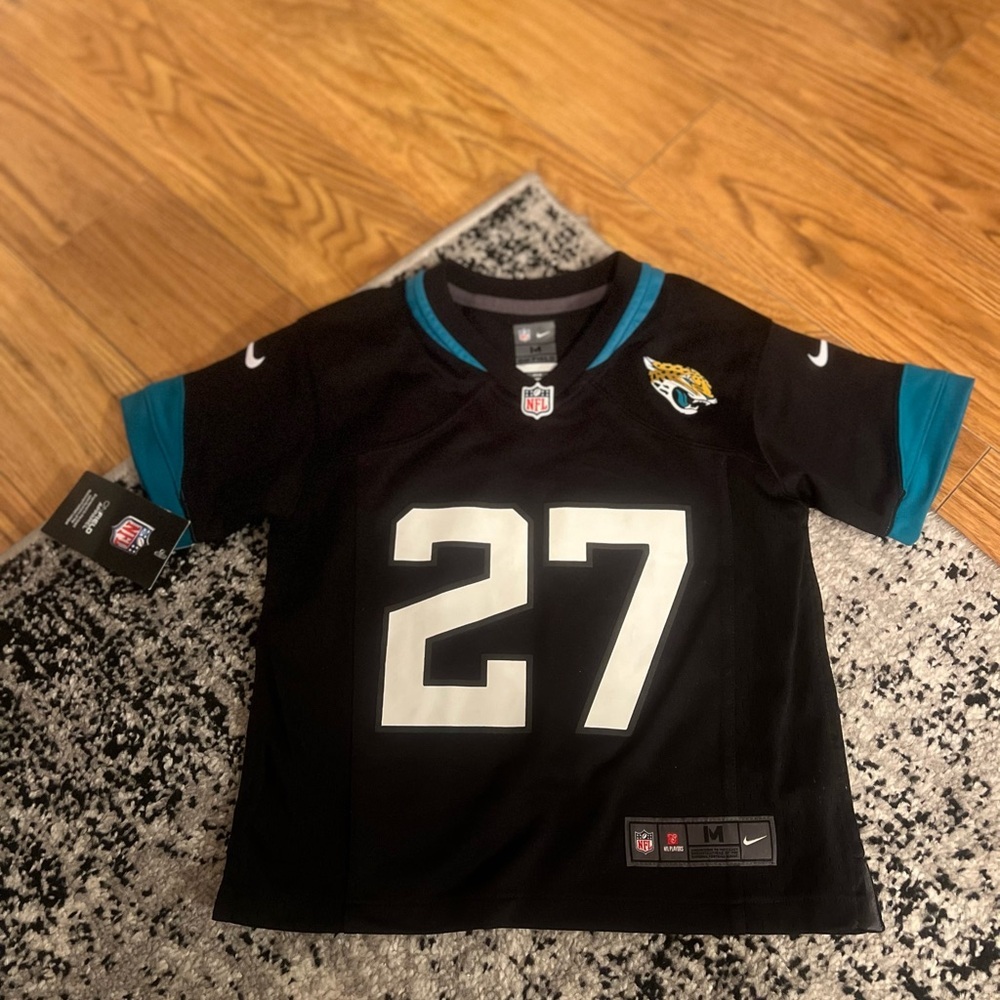 NFL Kids Black and Teal Jersey